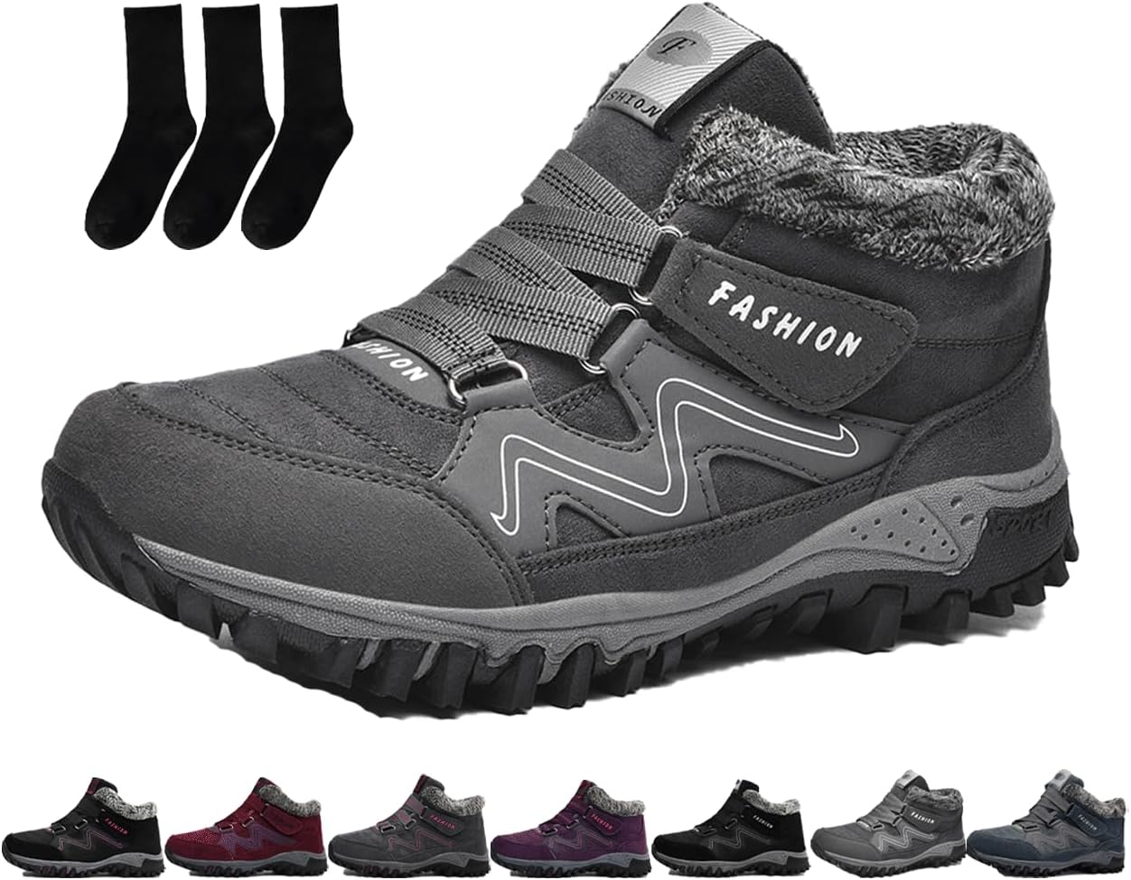 Мужские и женские зимние термоботинки, водонепроницаемые удобные снежные ботинки, обувь с меховой подкладкой до щиколотки, легкая противоскользящая обувь для улицы Generic, темно-серый
Мужские и женские зимние термоботинки, водонепроницаемые удобные снежные ботинки, обувь с меховой подкладкой до щиколотки, легкая противоскользящая обувь для улицы Generic, темно-серый