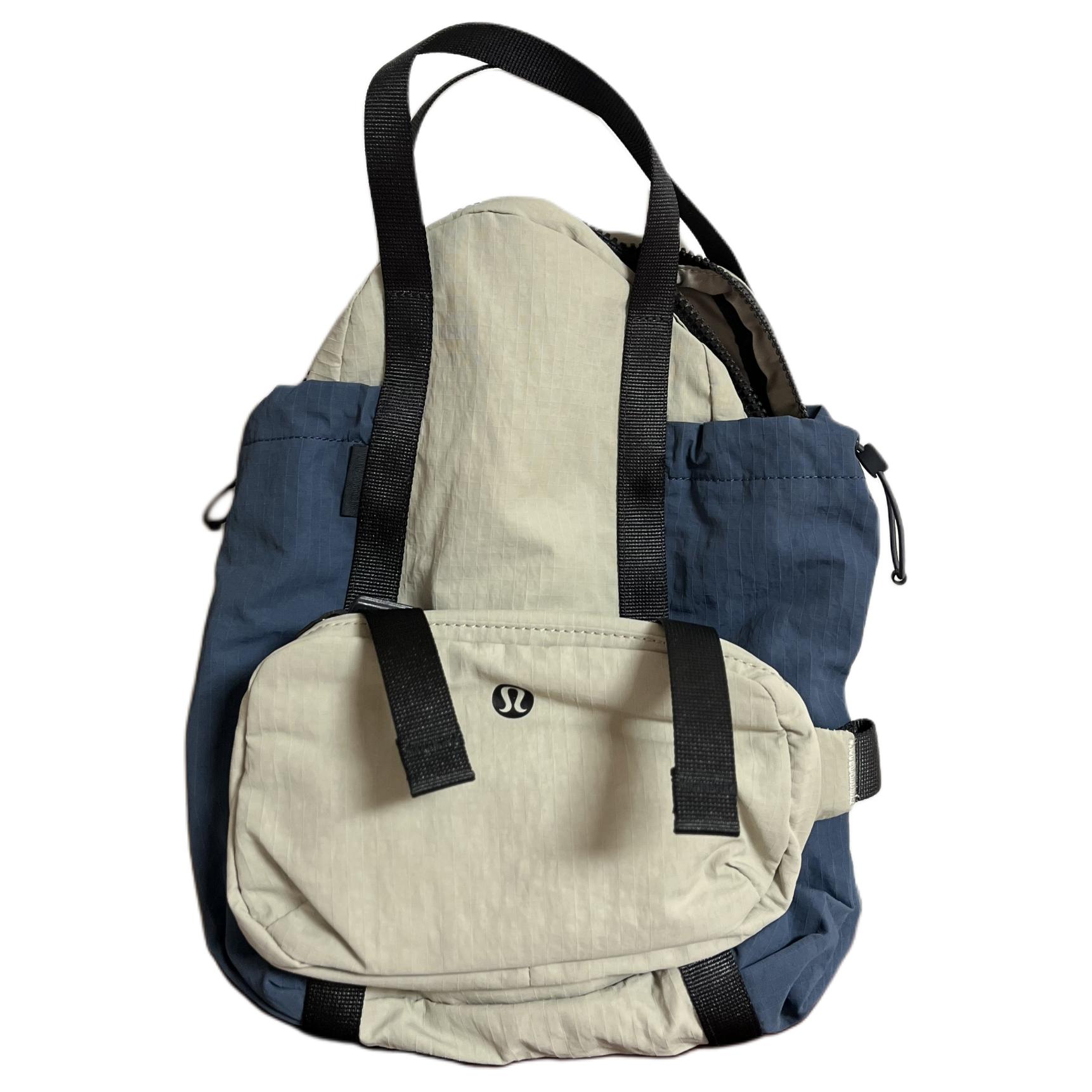 Lululemon Тканевый рюкзак Одноплечевая сумка Унисекс синий и серый, Blue & Gray
Lululemon Тканевый рюкзак Одноплечевая сумка Унисекс синий и серый, Blue & Gray