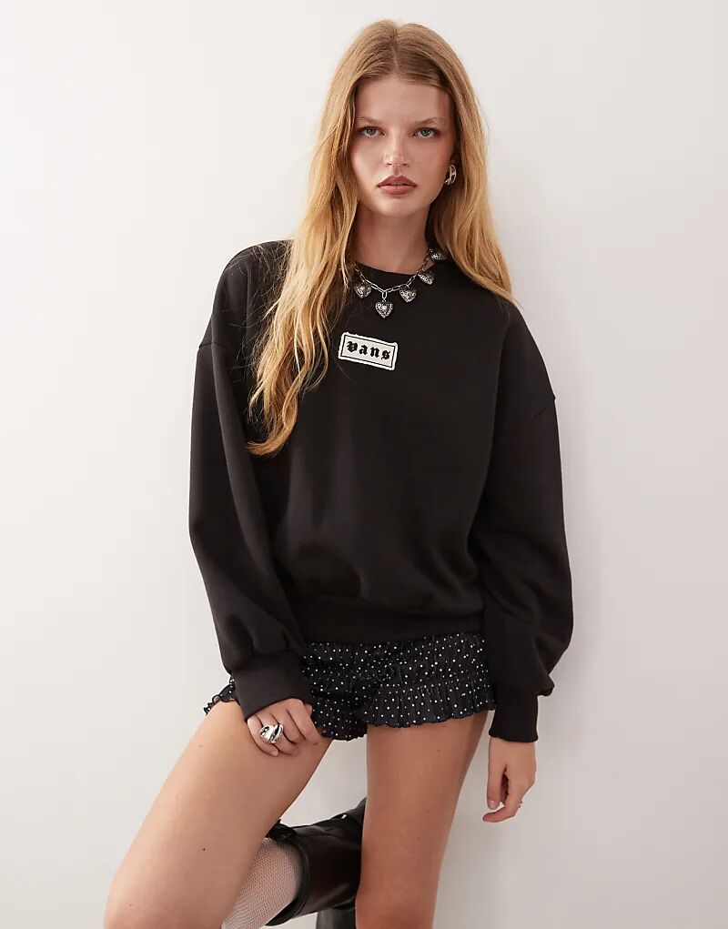 Толстовка Vans Upworn Retro с круглым вырезом черного цвета
Толстовка Vans Upworn Retro с круглым вырезом черного цвета