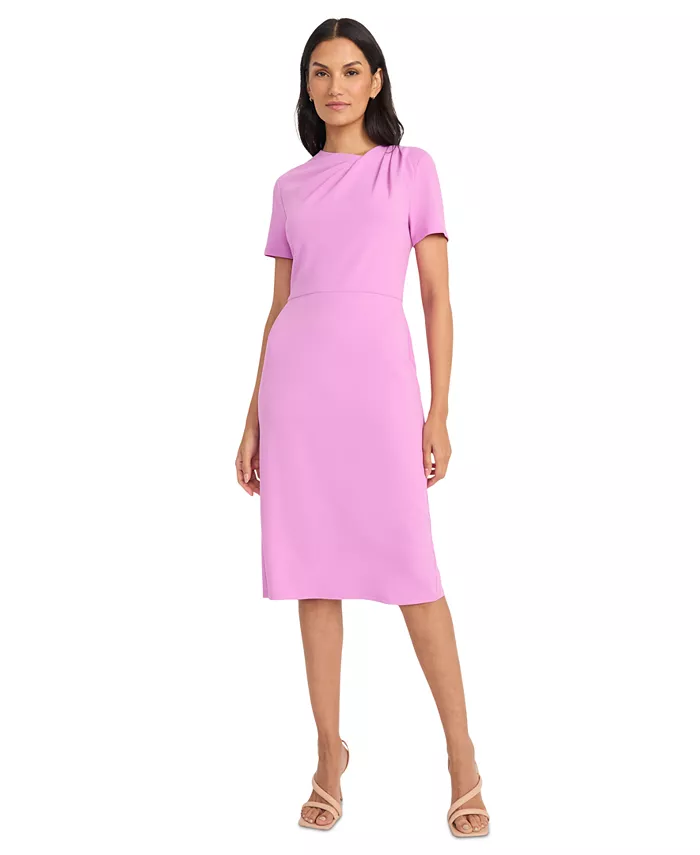 Женское платье-футляр с рюшами Maggy London, фиолетовый
Женское платье-футляр с рюшами Maggy London, фиолетовый