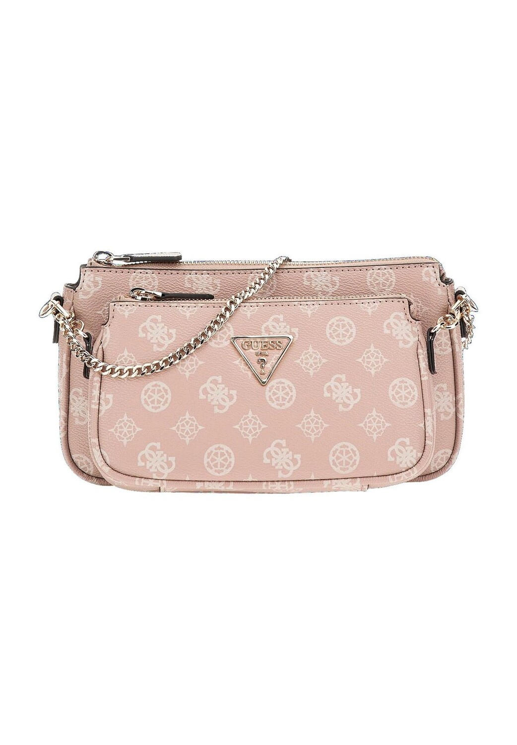 Женская кожаная сумка через плечо на молнии GUESS, цвет Lgw 
Женская кожаная сумка через плечо на молнии GUESS, цвет Lgw