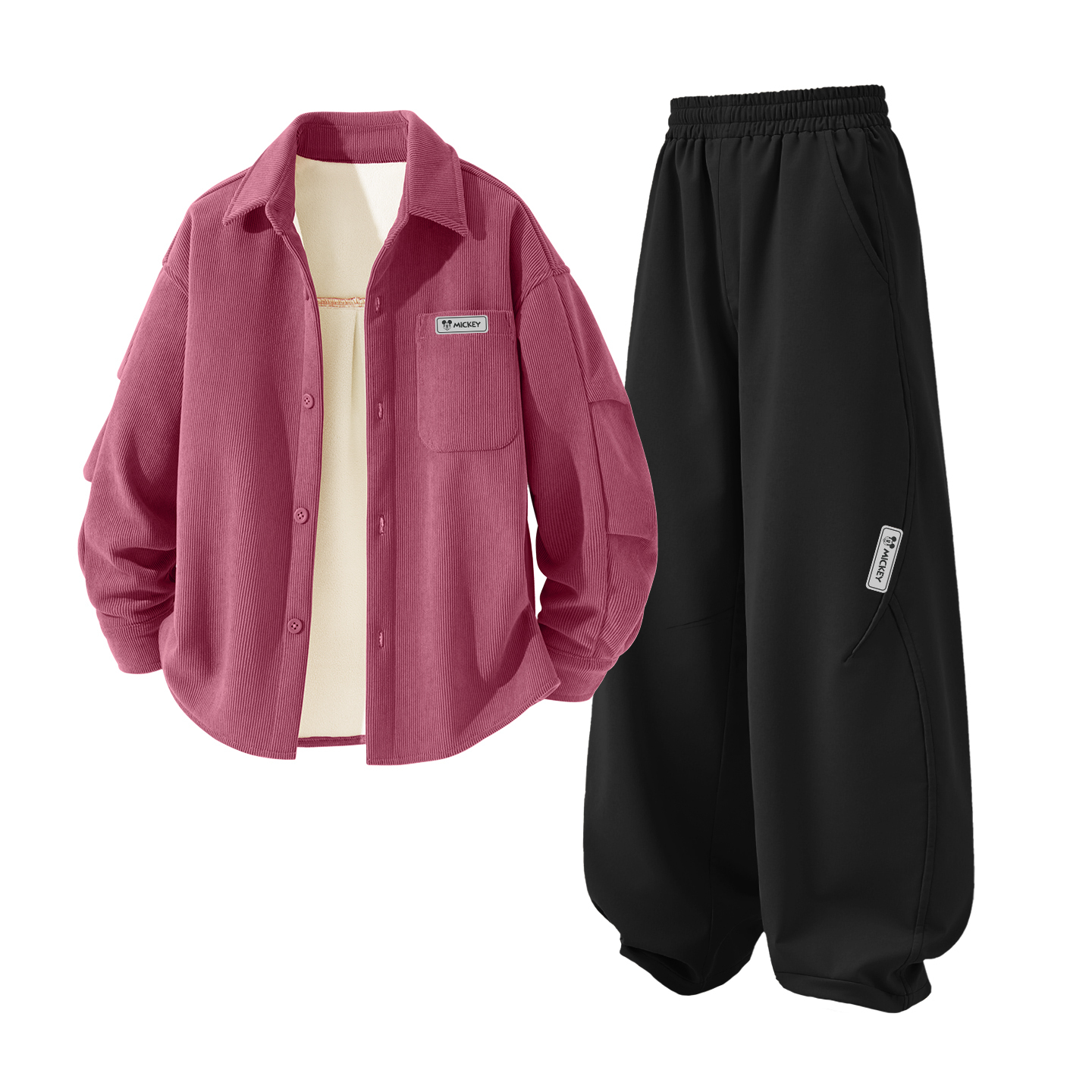 Детская повседневная спортивная одежда Disney, розовый/черный
Детская повседневная спортивная одежда Disney, розовый/черный