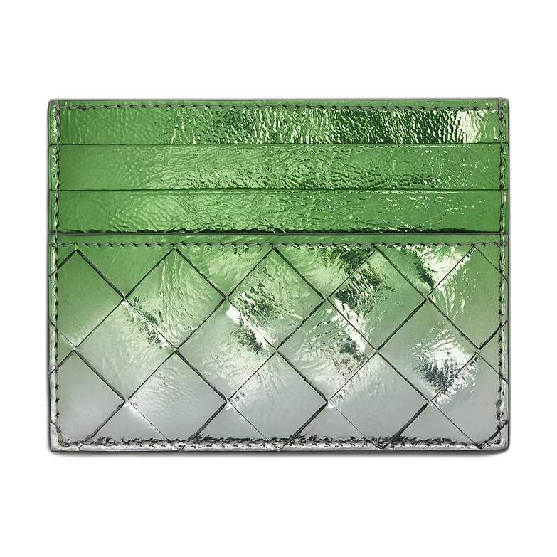Bottega Veneta Кардхолдер из козьей кожи Интреччато женский серебристый и свежий мятный
Bottega Veneta Кардхолдер из козьей кожи Интреччато женский серебристый и свежий мятный
