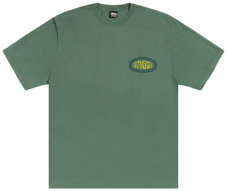 Футболка Stussy Tile Oval Tee, окрашенная пигментом под цвет «сосна», зеленый
Футболка Stussy Tile Oval Tee, окрашенная пигментом под цвет «сосна», зеленый