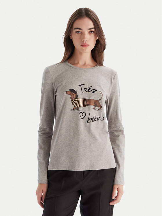 Блузка regular fit Renoir 2525946032 Weekend Max Mara, серый
Блузка regular fit Renoir 2525946032 Weekend Max Mara, серый