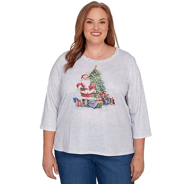 Топ Plus size с принтом Санта и елки Alfred Dunner
Топ Plus size с принтом Санта и елки Alfred Dunner