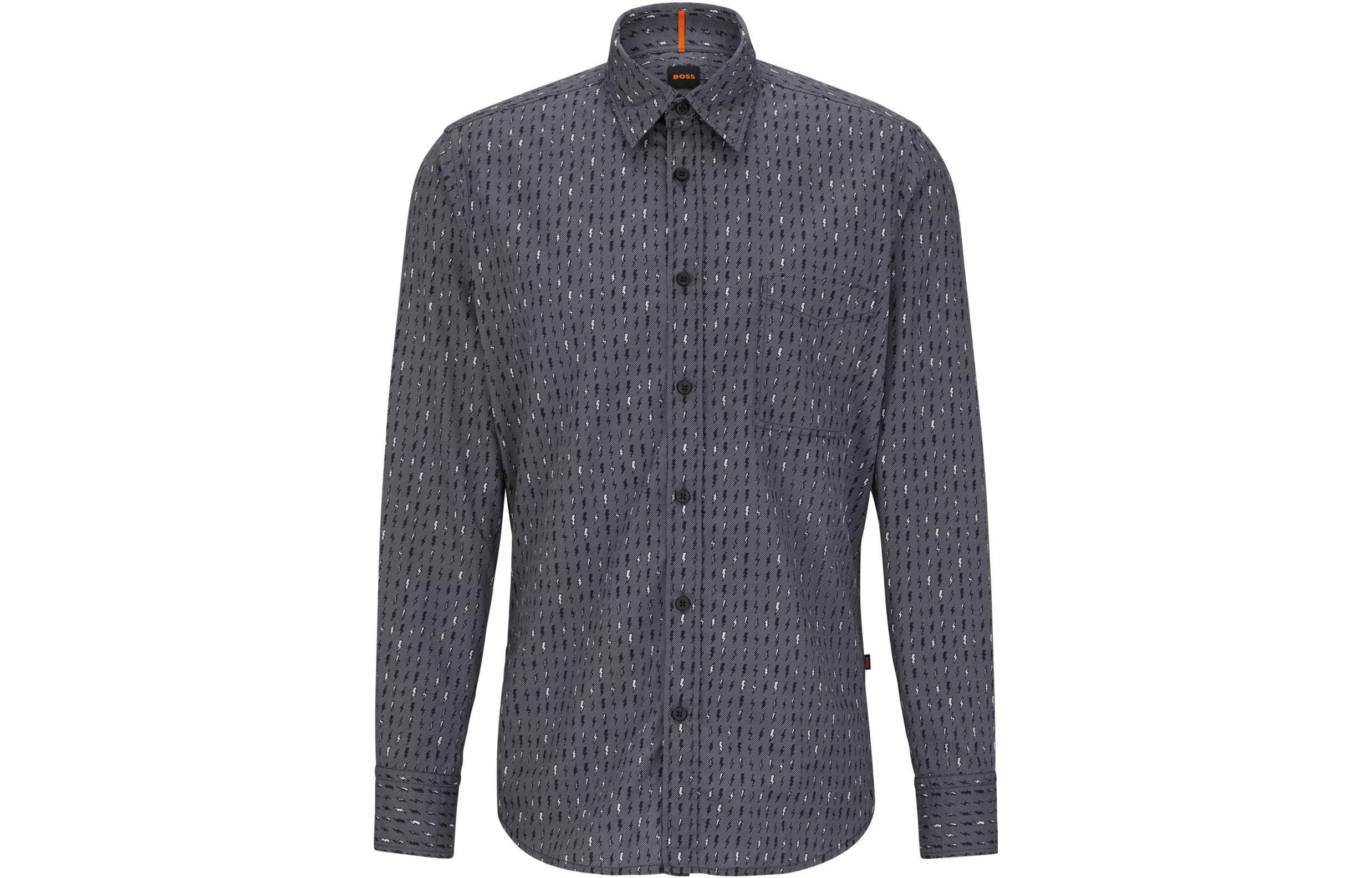 Рубашка SS23 мужская темно-серая HUGO BOSS, темно-серый
Рубашка SS23 мужская темно-серая HUGO BOSS, темно-серый