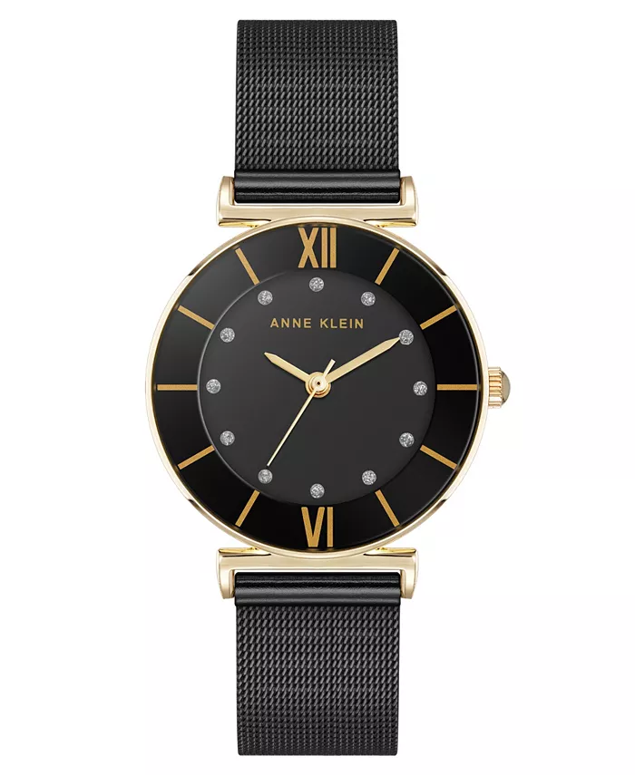Женские часы Quartz Black из нержавеющей стали с сетчатым браслетом, 32 мм Anne Klein
Женские часы Quartz Black из нержавеющей стали с сетчатым браслетом, 32 мм Anne Klein