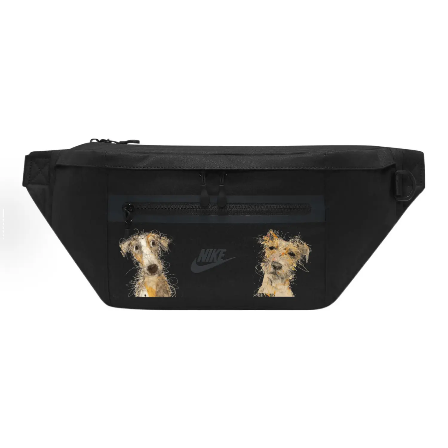 Nike Универсальная поясная сумка из ткани черного цвета, Oil painting dog
Nike Универсальная поясная сумка из ткани черного цвета, Oil painting dog
