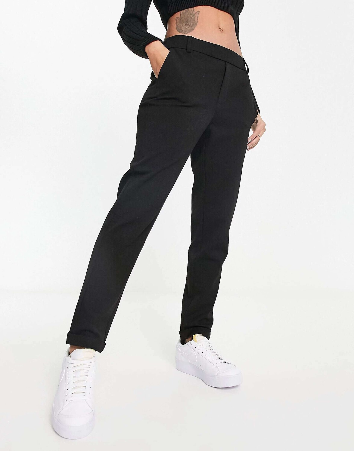 Черные прямые брюки Vero Moda, Черный, Черные прямые брюки Vero Moda 
Черные прямые брюки Vero Moda, Черный, Черные прямые брюки Vero Moda