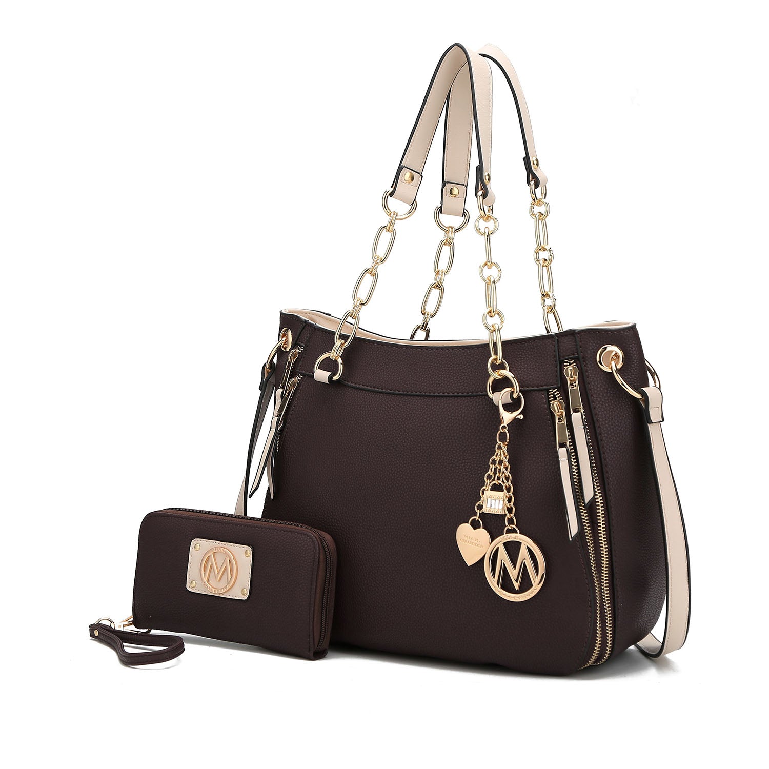 Комплект из женской сумки через плечо и кошелька Lina от Mia K MKF Collection By Mia K., цвет chocolate, Коричневый, Комплект из женской сумки через плечо и кошелька Lina от Mia K MKF Collection By Mia K., цвет chocolate
Комплект из женской сумки через плечо и кошелька Lina от Mia K MKF Collection By Mia K., цвет chocolate, Коричневый, Комплект из женской сумки через плечо и кошелька Lina от Mia K MKF Collection By Mia K., цвет chocolate