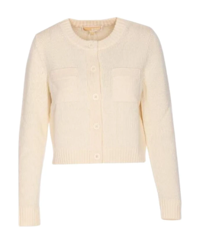 Кардиган из мериносовой шерсти на пуговицах Michael Kors, бежевый
Кардиган из мериносовой шерсти на пуговицах Michael Kors, бежевый