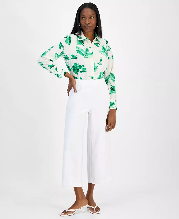 Женские укороченные брюки на резинке Bar III, белый
Женские укороченные брюки на резинке Bar III, белый