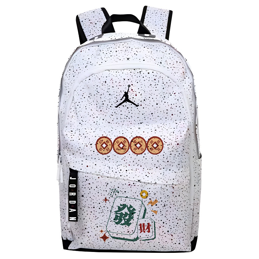 Jordan Полиэстеровый рюкзак унисекс белый, Prosperity Good Luck
Jordan Полиэстеровый рюкзак унисекс белый, Prosperity Good Luck