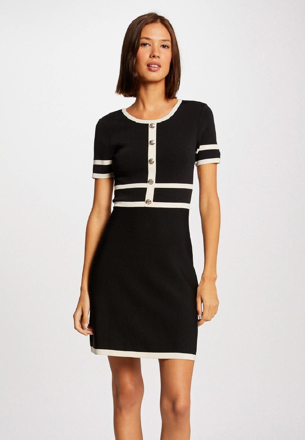 Трикотажное платье SHORT SLEEVES Morgan, цвет black
Трикотажное платье SHORT SLEEVES Morgan, цвет black