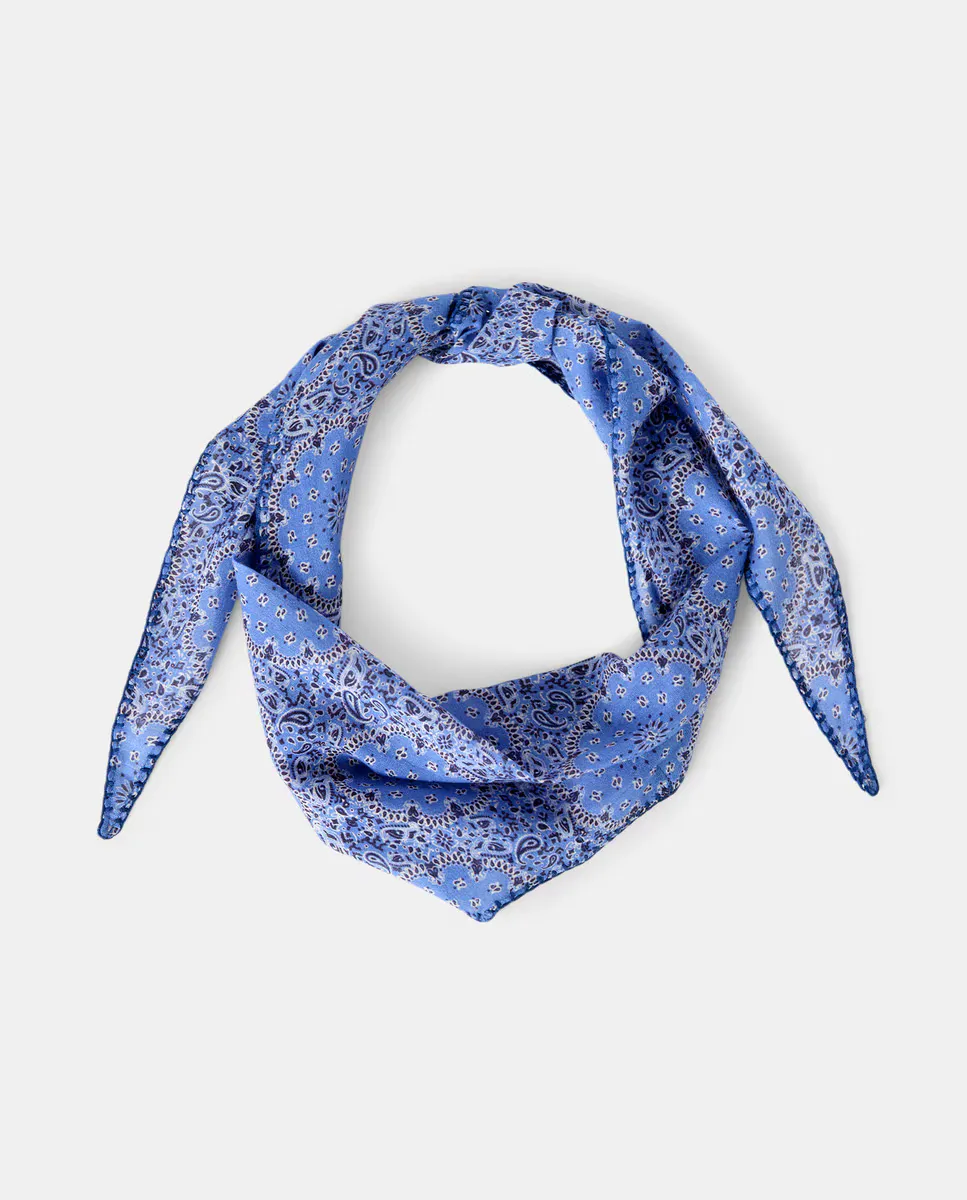 Бандана из хлопка с декоративной строчкой Tintoretto, темно-синий
Бандана из хлопка с декоративной строчкой Tintoretto, темно-синий