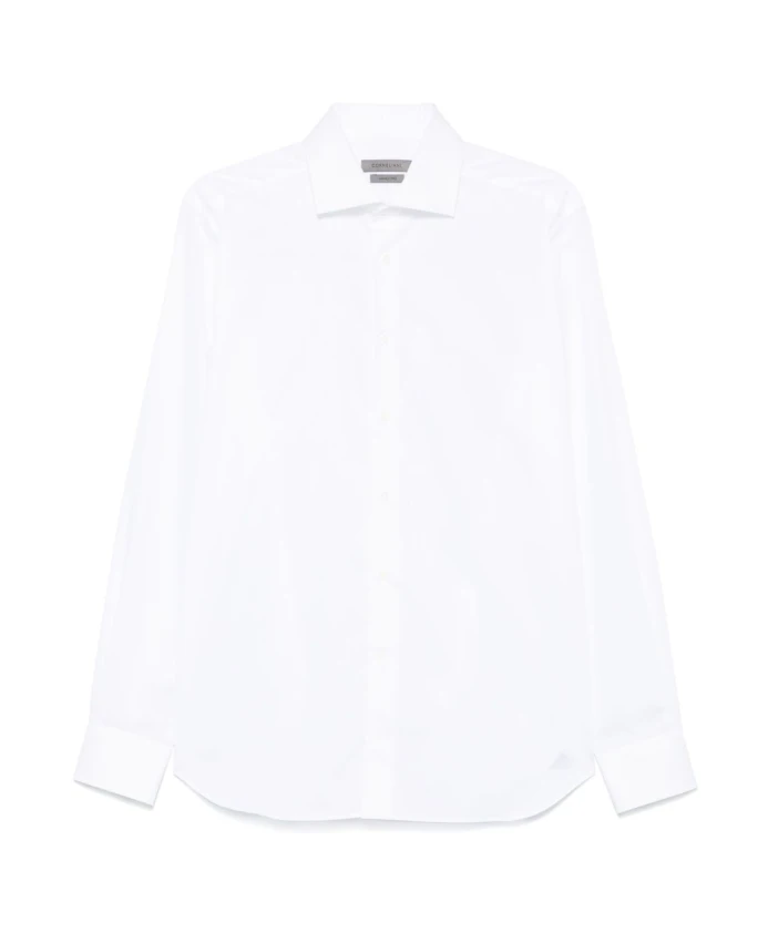 Белая хлопковая рубашка для мужчин Corneliani, белый
Белая хлопковая рубашка для мужчин Corneliani, белый