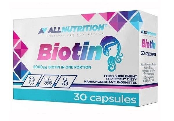 Allnutrition Biotin подготовка к волосам и ногтям, 30 шт.
Allnutrition Biotin подготовка к волосам и ногтям, 30 шт.