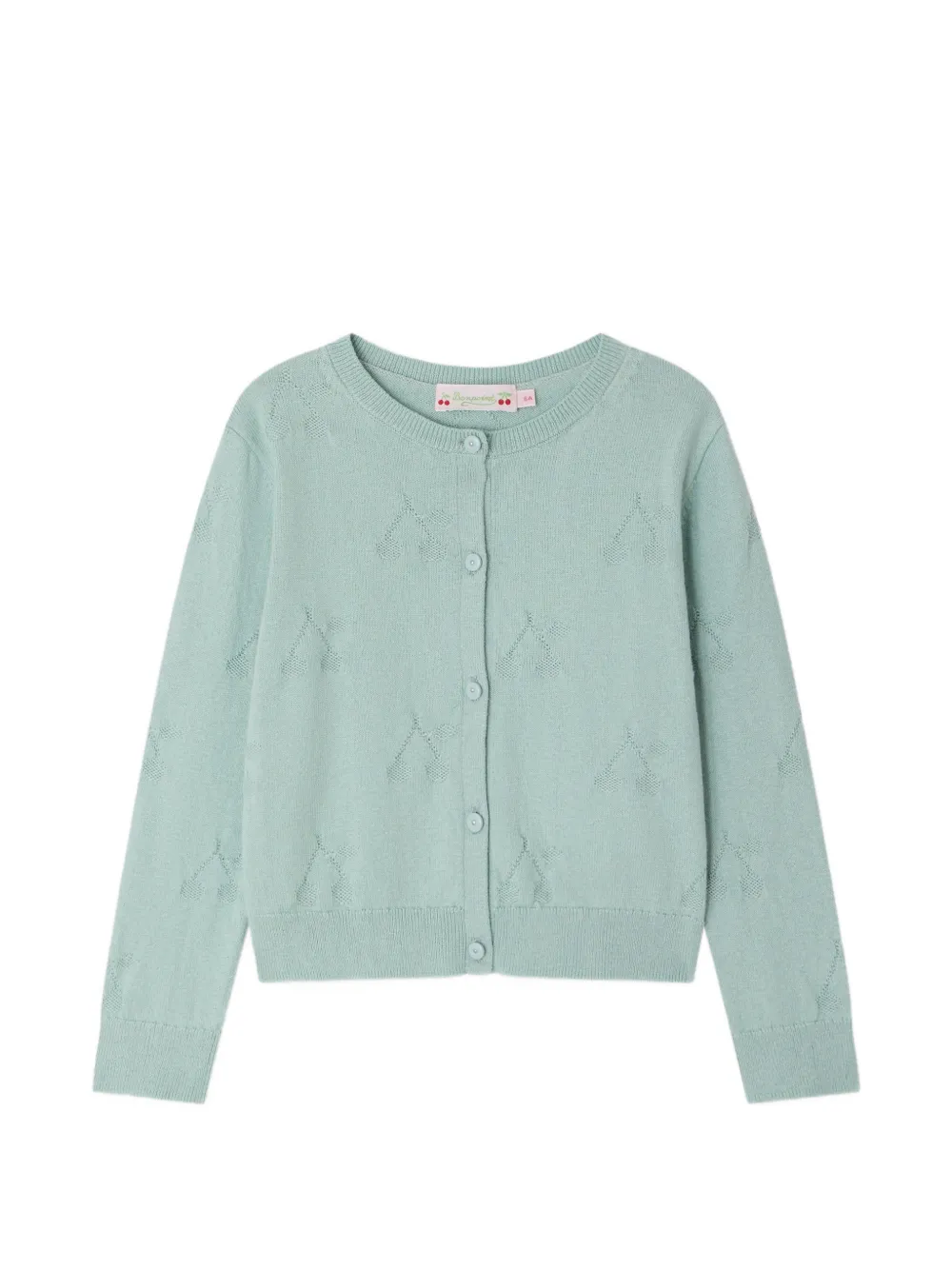 Кардиган с вишневым принтом Bonpoint, зеленый
Кардиган с вишневым принтом Bonpoint, зеленый