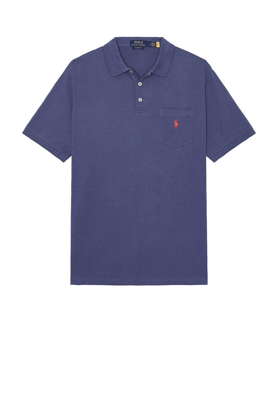 Поло с коротким рукавом из джерси, окрашенное в готовом виде Polo Ralph Lauren, Light Navy
Поло с коротким рукавом из джерси, окрашенное в готовом виде Polo Ralph Lauren, Light Navy