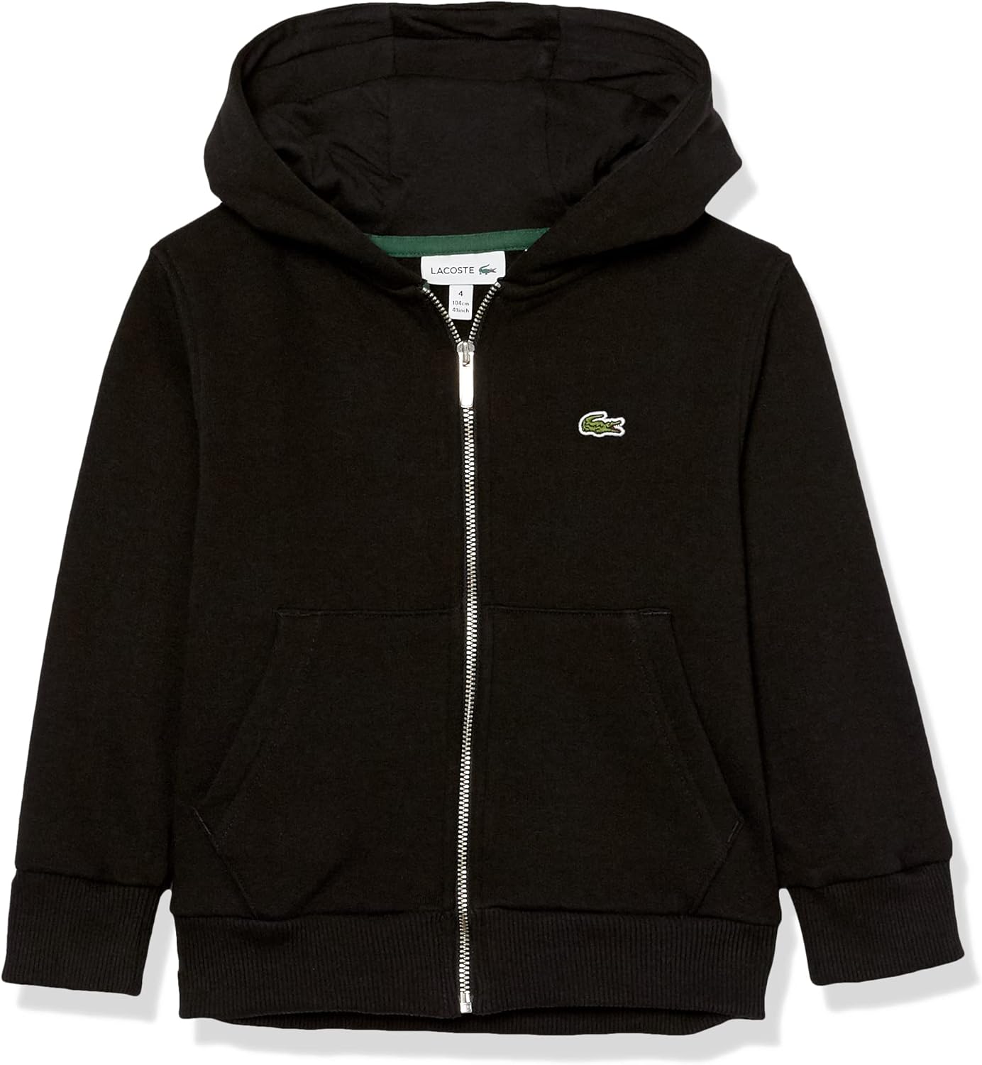 Толстовка с капюшоном Lacoste boys Solid с застежкой-молнией для мальчиков, Noir
Толстовка с капюшоном Lacoste boys Solid с застежкой-молнией для мальчиков, Noir