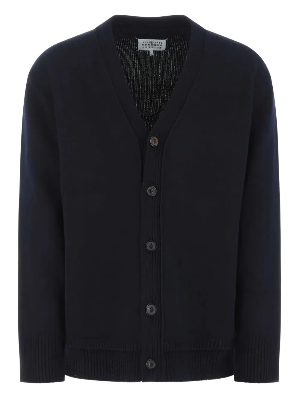 Кардиган в рубчик с налокотниками Maison Margiela, черный
Кардиган в рубчик с налокотниками Maison Margiela, черный