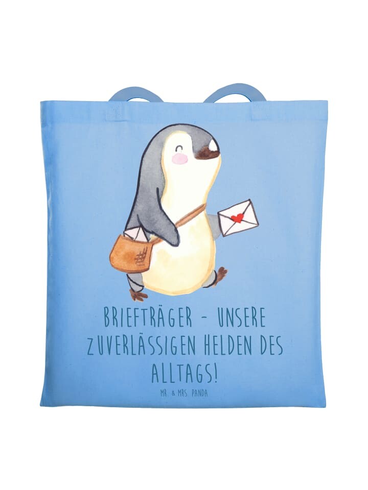 Сумка Mr. & Mrs. Panda Tragetasche Briefträger Helden mit Spruch, небесно-синий
Сумка Mr. & Mrs. Panda Tragetasche Briefträger Helden mit Spruch, небесно-синий