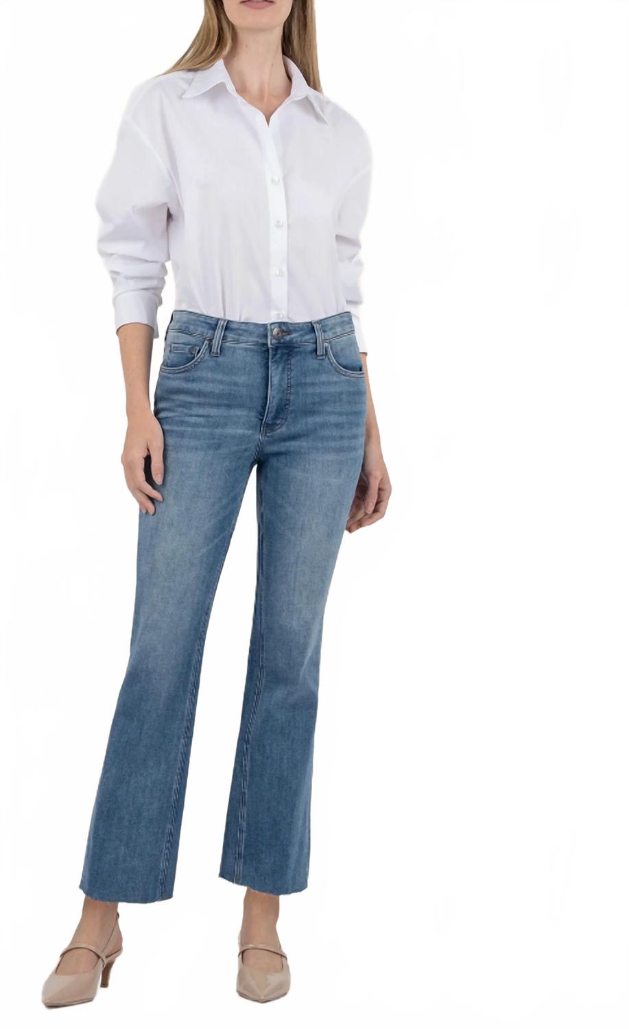 Kelsey завышенные брюки-клеш с манжетами на щиколотке KUT FROM THE KLOTH, Brace
Kelsey завышенные брюки-клеш с манжетами на щиколотке KUT FROM THE KLOTH, Brace