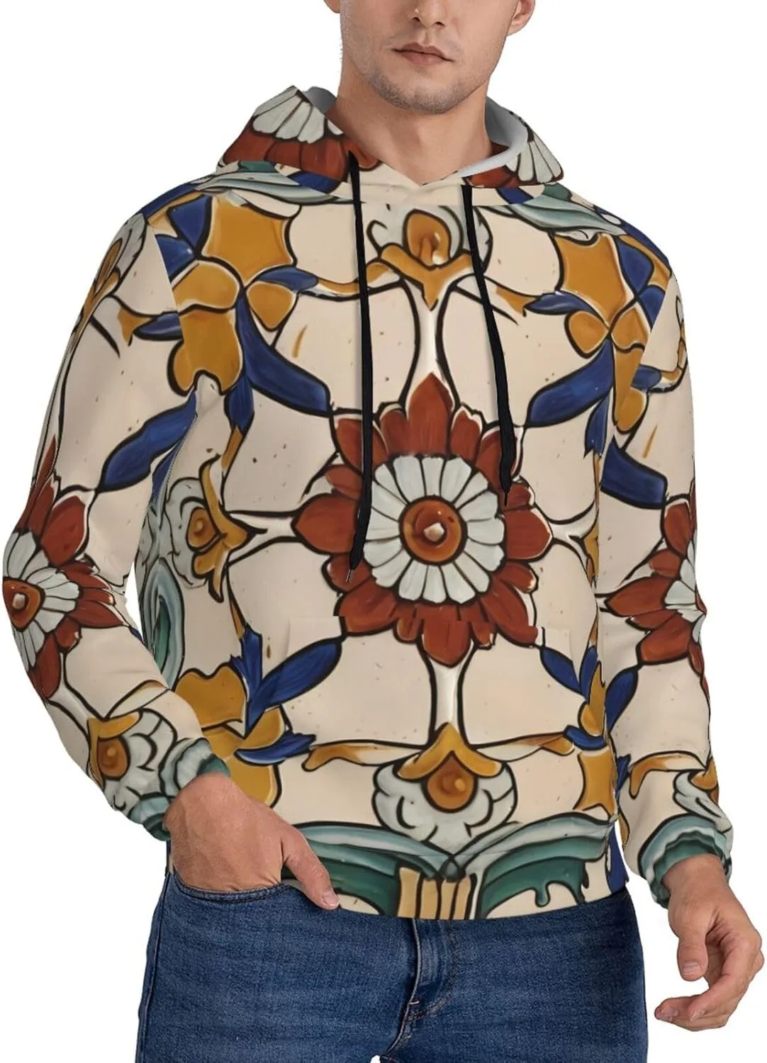 Барселона тайлс мужская худи свободного кроя с капюшоном, длинный рукав WZYCWB
Барселона тайлс мужская худи свободного кроя с капюшоном, длинный рукав WZYCWB