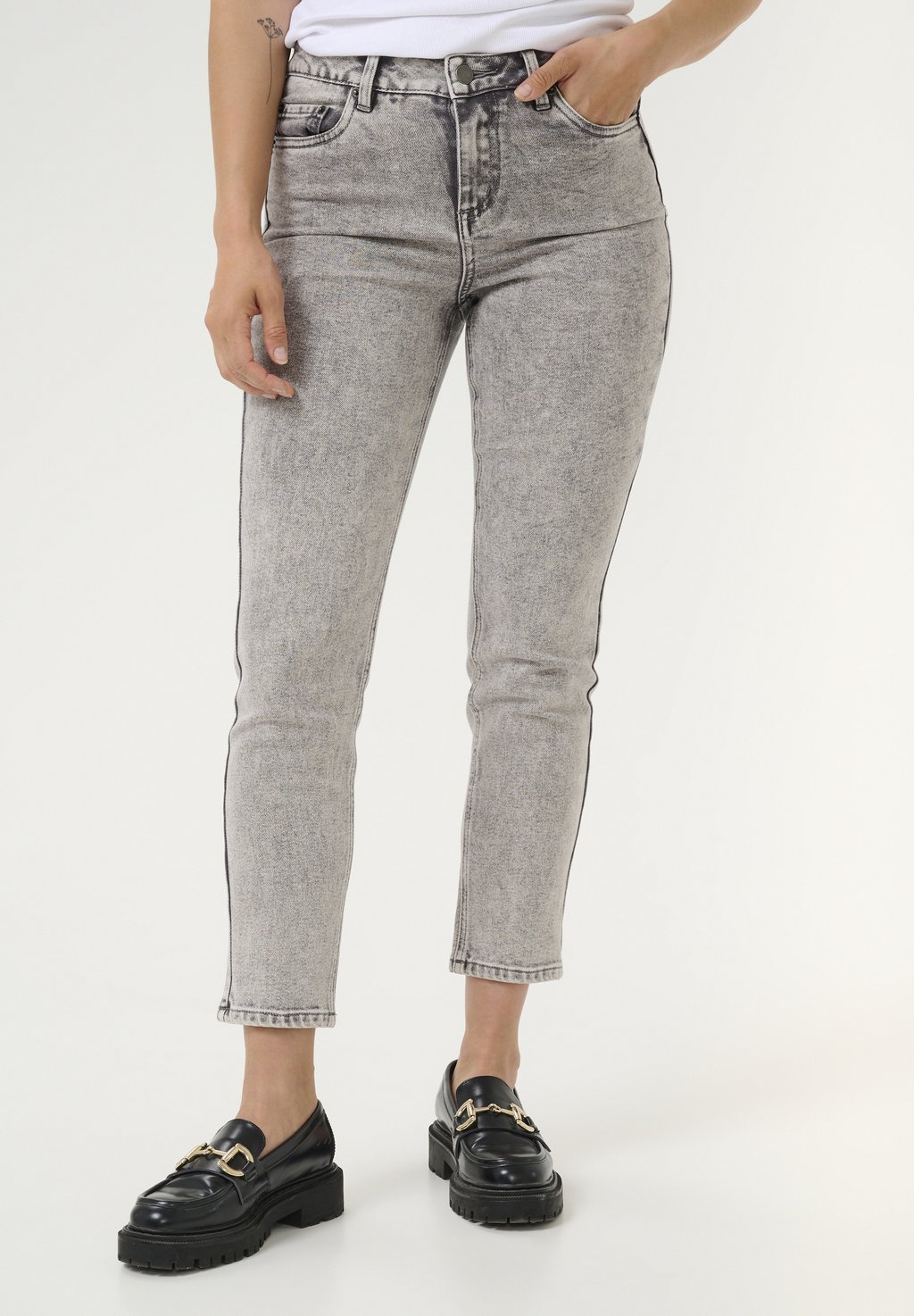 Джинсы облегающего кроя KAAMELIA Kaffe, деним
Джинсы облегающего кроя KAAMELIA Kaffe, деним