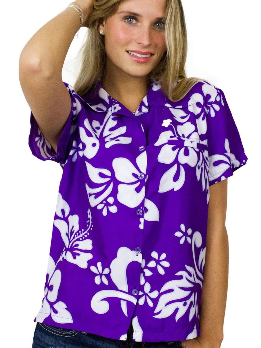 Блуза King Kameha Hibiscus, фиолетовый
Блуза King Kameha Hibiscus, фиолетовый