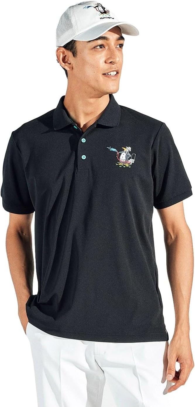 Мужская рубашка с коротким рукавом Munsing Wear MG5SHS56M, воротник, фирменный принт Архивный пингвин, защита от солнца, впитывает пот, быстро сохнет, подходит для игры в гольф Munsingwear, черный
Мужская рубашка с коротким рукавом Munsing Wear MG5SHS56M, воротник, фирменный принт Архивный пингвин, защита от солнца, впитывает пот, быстро сохнет, подходит для игры в гольф Munsingwear, черный