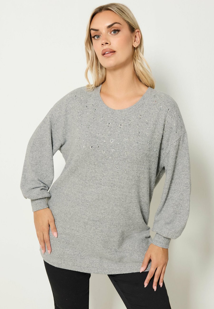 Джемпер Yours Clothing Jumper, Light Grey/Grey
Джемпер Yours Clothing Jumper, Light Grey/Grey