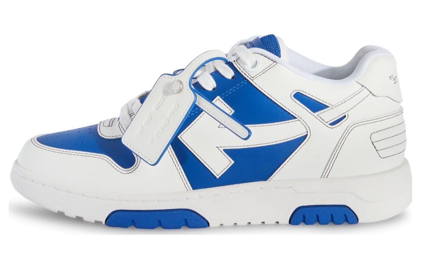 Кроссовки Out Of Office из кожи OFF-WHITE, синий белый
Кроссовки Out Of Office из кожи OFF-WHITE, синий белый