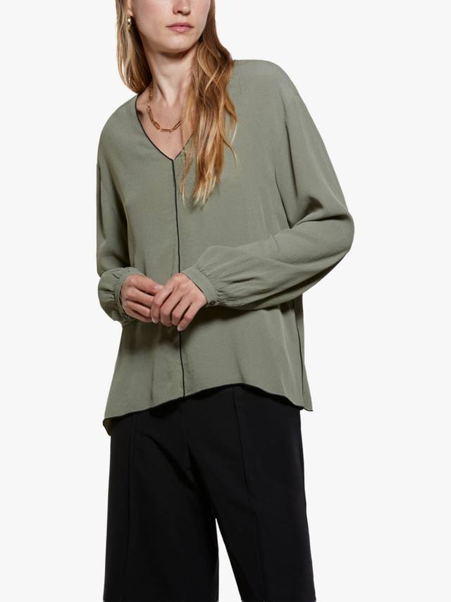 Топ с v-образным вырезом и длинными рукавами SISLEY, Military Green
Топ с v-образным вырезом и длинными рукавами SISLEY, Military Green