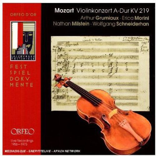 CD диск Mozart / Grumiaux / Morini / Milstein: Concerto for Violin & Orchestra
CD диск Mozart / Grumiaux / Morini / Milstein: Concerto for Violin & Orchestra
