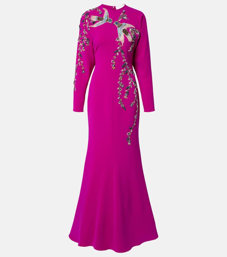 Платье Marla из крепа с кристаллами Costarellos, Violet 057
Платье Marla из крепа с кристаллами Costarellos, Violet 057