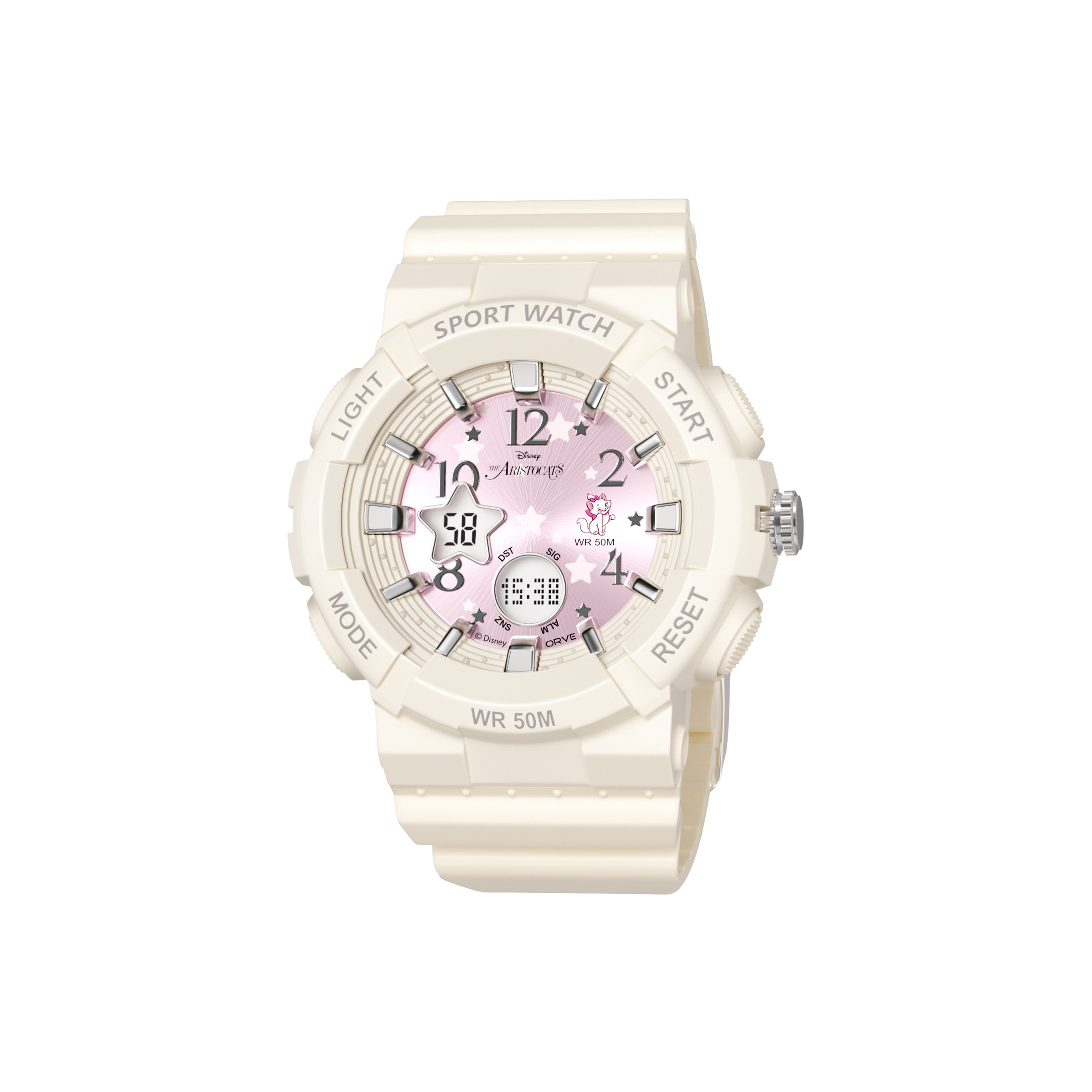 Disney Женские часы Cat Velvet с электронным механизмом и ремешком из ТПУ, розовый циферблат
Disney Женские часы Cat Velvet с электронным механизмом и ремешком из ТПУ, розовый циферблат