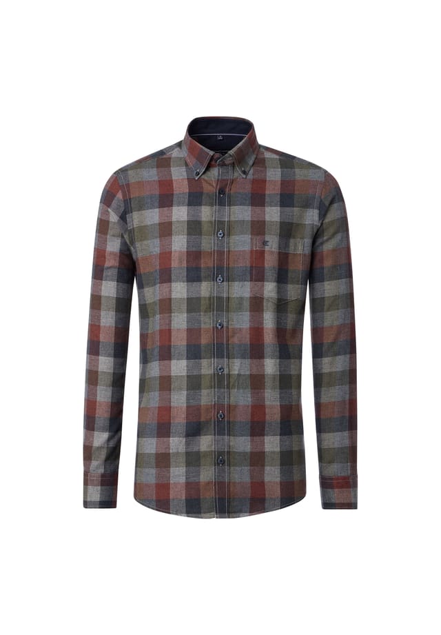 Рубашка свободного кроя в клетку Casamoda, красный
Рубашка свободного кроя в клетку Casamoda, красный