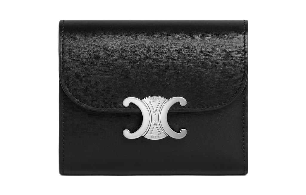 CELINE Кошелек Triomphe Shiny Calfskin Small Women's Black
CELINE Кошелек Triomphe Shiny Calfskin Small Women's Black