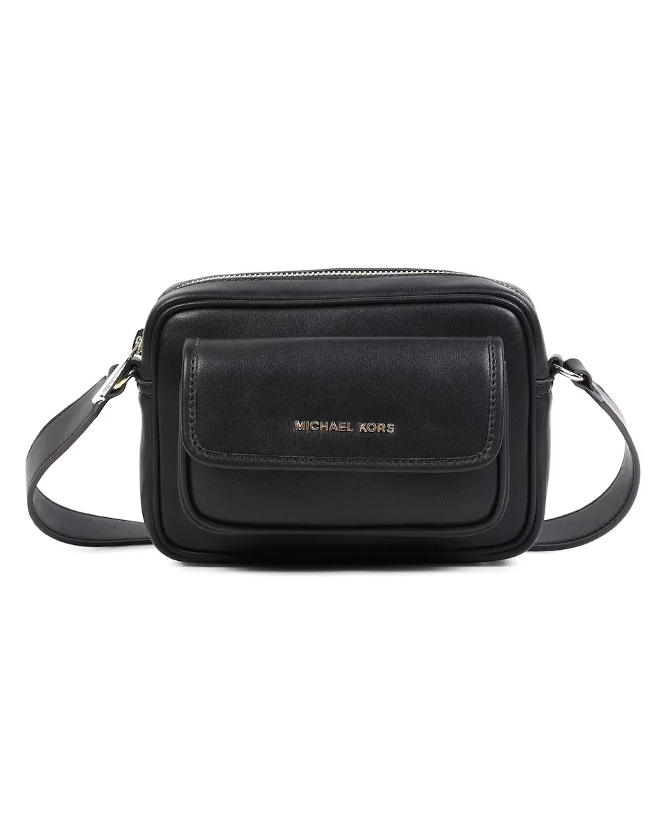 Сумка через плечо для девочки с передним карманом Michael Kors, чёрный
Сумка через плечо для девочки с передним карманом Michael Kors, чёрный