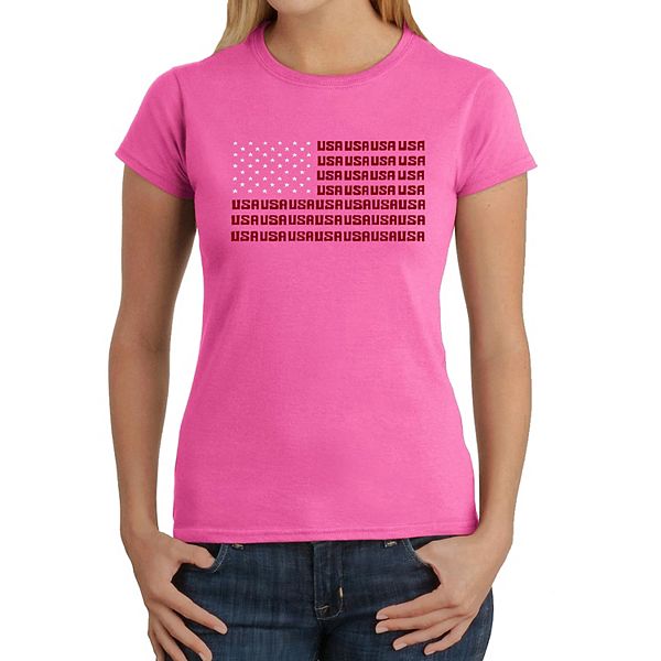 Футболка с принтом в стиле word art и флагом США La Pop Art, Pink, Розовый, Футболка с принтом в стиле word art и флагом США La Pop Art, Pink
Футболка с принтом в стиле word art и флагом США La Pop Art, Pink, Розовый, Футболка с принтом в стиле word art и флагом США La Pop Art, Pink