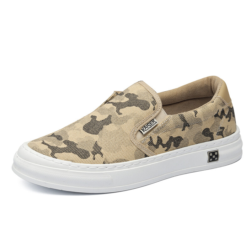 Холщовые кеды мужские с низким верхом абрикосового цвета Kaiser, цвет Apricot 
Холщовые кеды мужские с низким верхом абрикосового цвета Kaiser, цвет Apricot