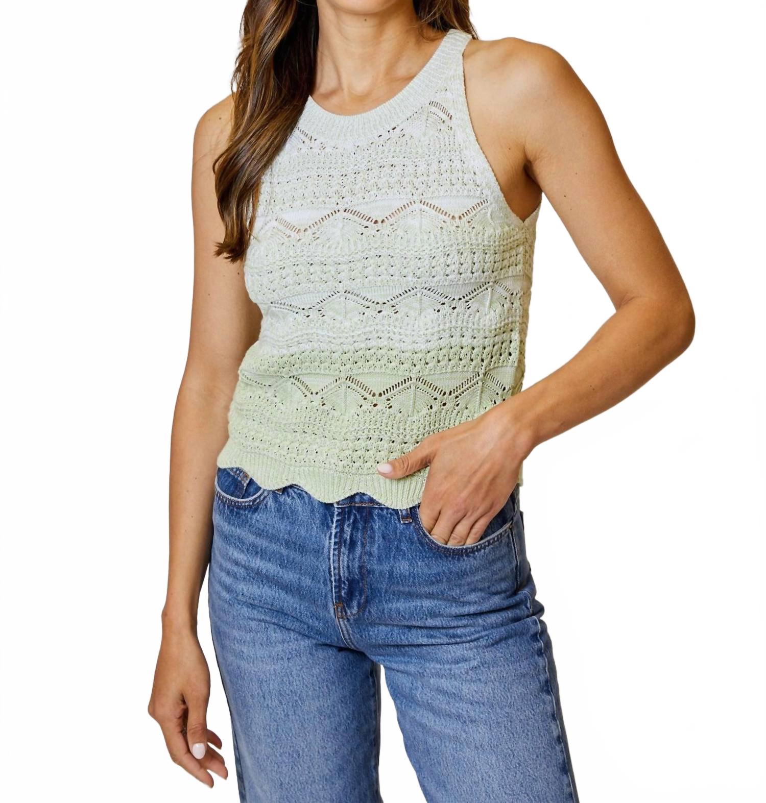 Омбре топ на запах в комбинации фисташкового цвета Dh NEW YORK, Pistachio Combo
Омбре топ на запах в комбинации фисташкового цвета Dh NEW YORK, Pistachio Combo