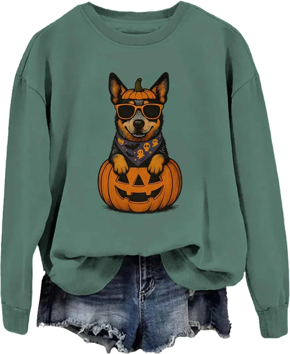 Свитшот Halloween Blue Heeler с капюшоном и принтом
Свитшот Halloween Blue Heeler с капюшоном и принтом