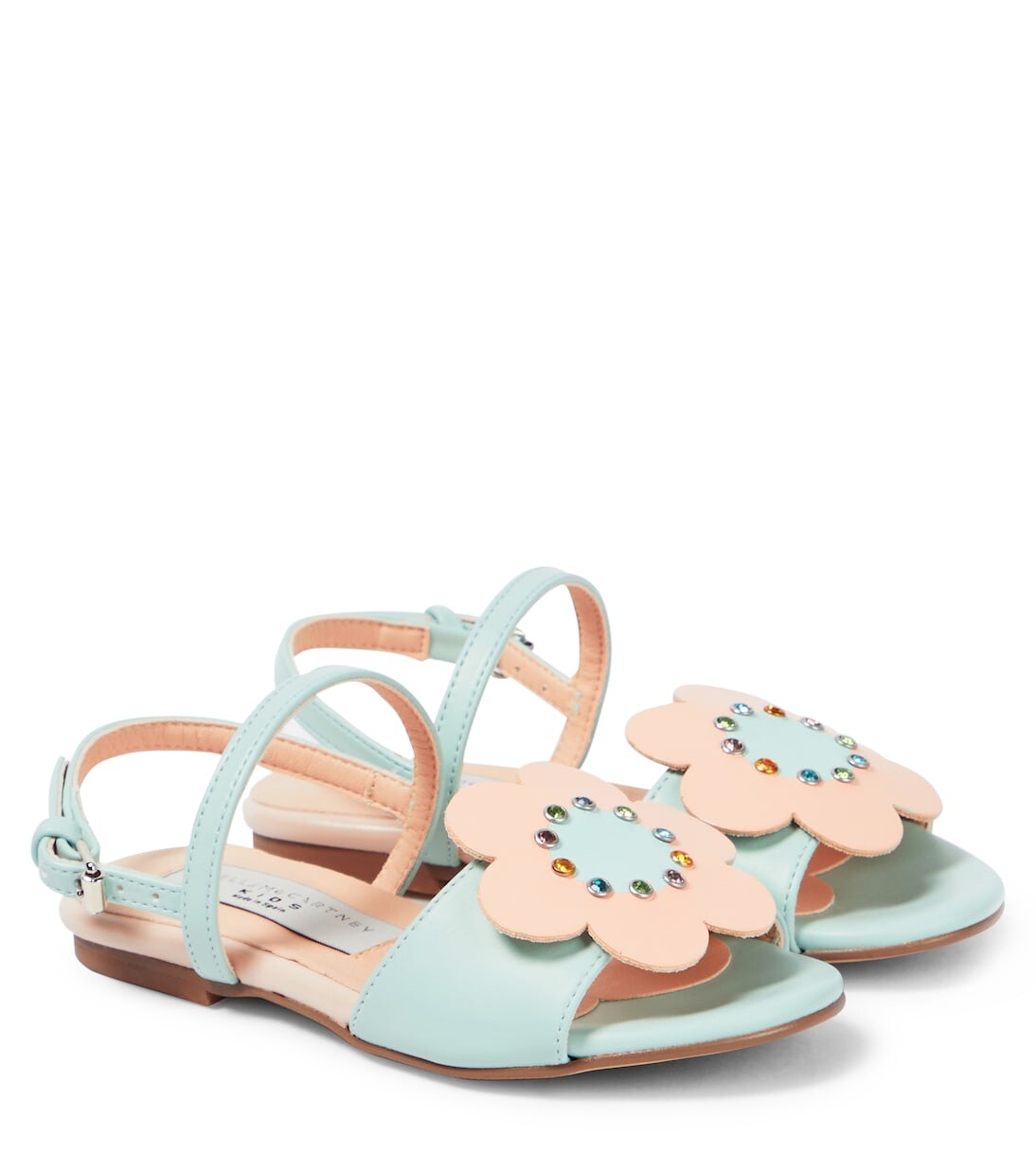 Сандалии из искусственной кожи с цветочной аппликацией Stella Mccartney Kids, мультиколор
Сандалии из искусственной кожи с цветочной аппликацией Stella Mccartney Kids, мультиколор