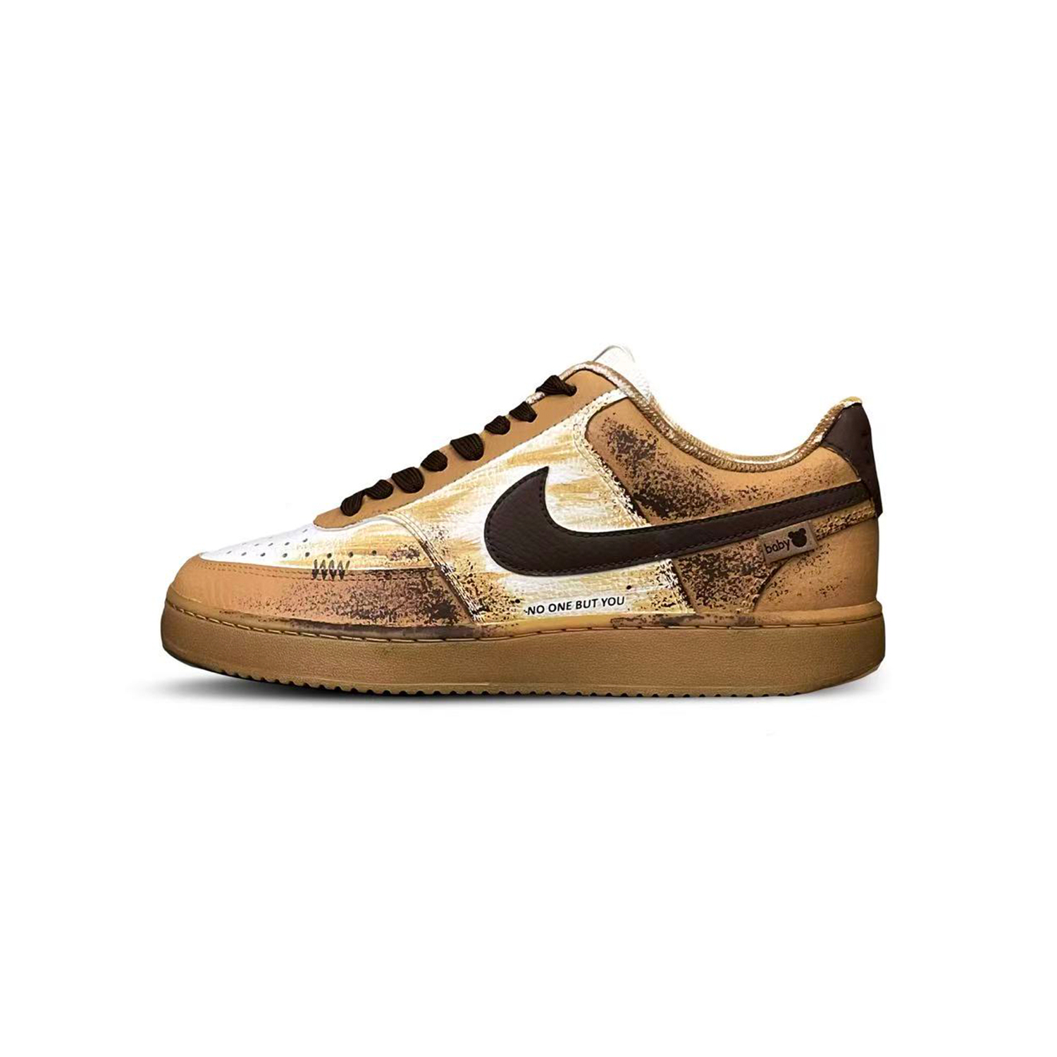 Nike Мужские низкие скейтбордные кроссовки Court Vision 1 Tower Rabbit Creative, желто-коричневый
Nike Мужские низкие скейтбордные кроссовки Court Vision 1 Tower Rabbit Creative, желто-коричневый