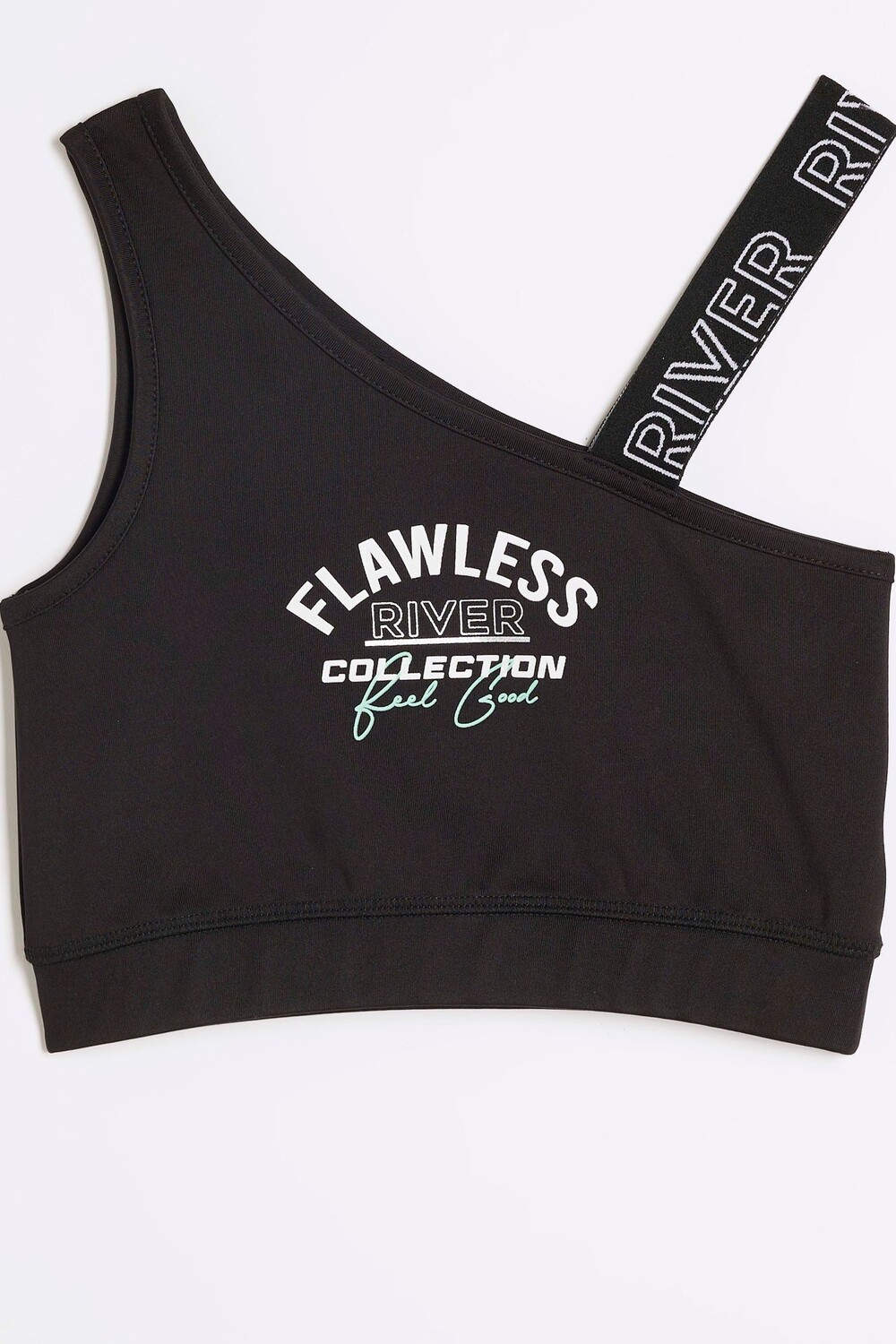 Топ для активного отдыха на одно плечо для девочек River Island, черный
Топ для активного отдыха на одно плечо для девочек River Island, черный