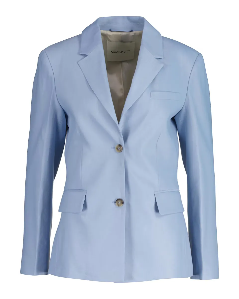 Женский блейзер Slim с клапанами на карманах Gant, светло-голубой
Женский блейзер Slim с клапанами на карманах Gant, светло-голубой
