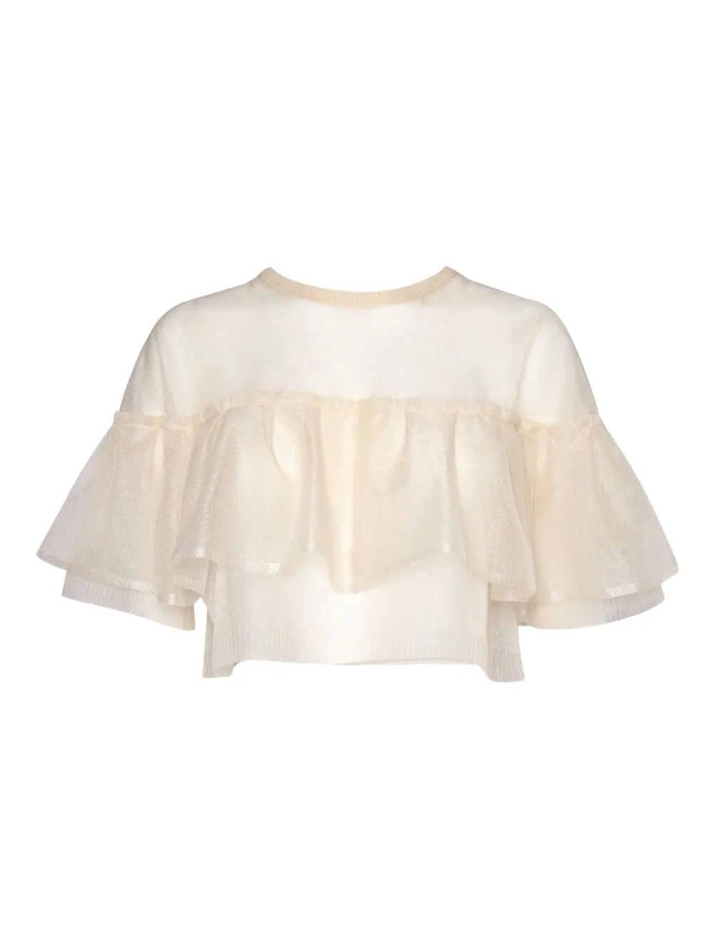 Футболка с оборками Philosophy Di Lorenzo Serafini Kids, нейтральный
Футболка с оборками Philosophy Di Lorenzo Serafini Kids, нейтральный